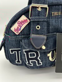Image 3 of True Religion Denim Patchwork Shoulder Bag