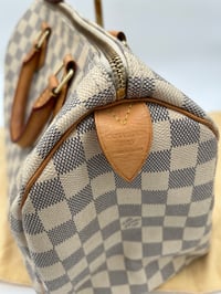 Image 13 of Louis Vuitton Speedy 30 Damier Azur