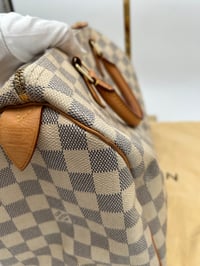 Image 14 of Louis Vuitton Speedy 30 Damier Azur