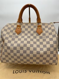 Image 1 of Louis Vuitton Speedy 30 Damier Azur