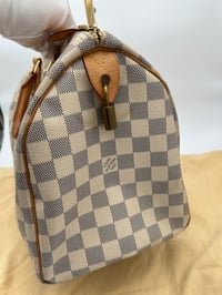 Image 10 of Louis Vuitton Speedy 30 Damier Azur