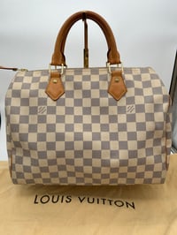 Image 5 of Louis Vuitton Speedy 30 Damier Azur