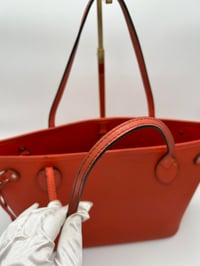 Image 6 of Louis Vuitton Neverfull PM Orange Epi Leather Shoulder Bag
