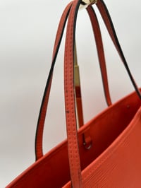 Image 13 of Louis Vuitton Neverfull PM Orange Epi Leather Shoulder Bag