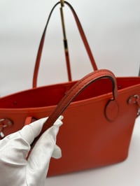 Image 14 of Louis Vuitton Neverfull PM Orange Epi Leather Shoulder Bag