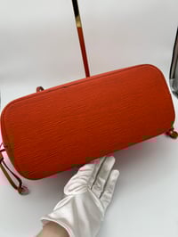 Image 16 of Louis Vuitton Neverfull PM Orange Epi Leather Shoulder Bag