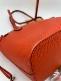 Image 18 of Louis Vuitton Neverfull PM Orange Epi Leather Shoulder Bag