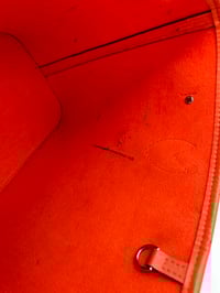 Image 23 of Louis Vuitton Neverfull PM Orange Epi Leather Shoulder Bag