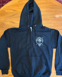 Image 2 of DROPDEAD "Warskull" Zipper Hooded Sweatshirt