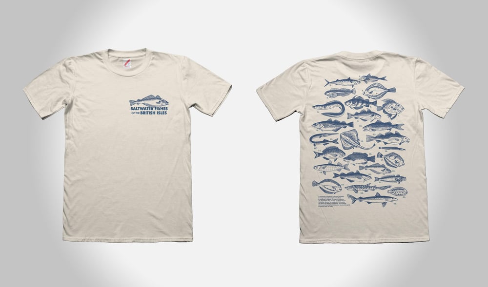 Saltwater Fish of the British Isles Species T Shirt