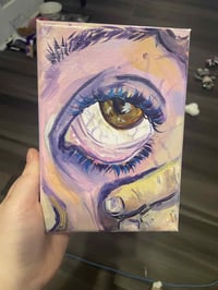 Image 2 of "Pulling"  5"x7" Painting 