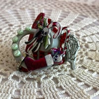 Image 4 of Candy Cane Creepy Christmas Adult Pacifier