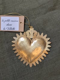 Image 1 of Petit cœur en laiton