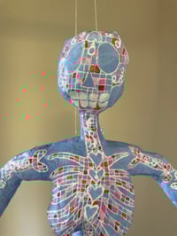 Image 1 of Floating Quilted Skeleton