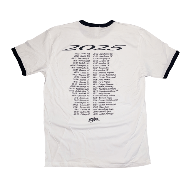 9Million Tour Tee (White Ringer)