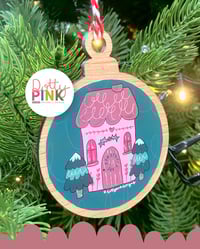 Image 1 of Christmas Cottage Bauble