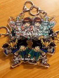 Gun Mecha Acrylic Keychains