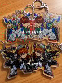 Wing Mecha Acrylic Keychains