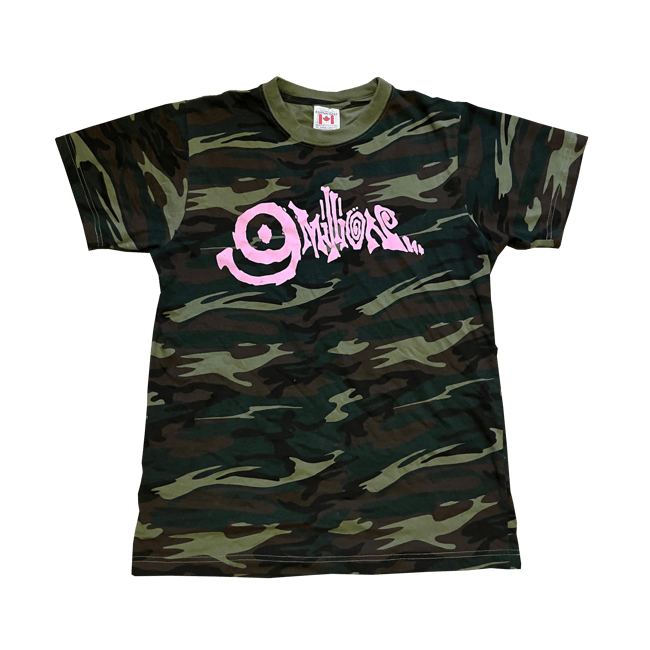 9Million Camo Tee (Pink Logo) PRE ORDER