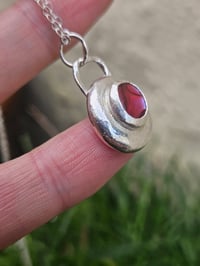 Image 5 of Chunky Pebble of Sterling Silver with Paua Shell 