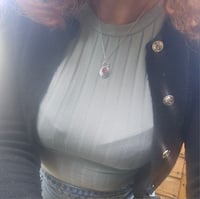 Image 10 of Chunky Pebble of Sterling Silver with Paua Shell 