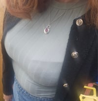 Image 4 of Chunky Pebble of Sterling Silver with Paua Shell 