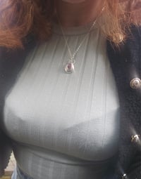 Image 6 of Chunky Pebble of Sterling Silver with Paua Shell 