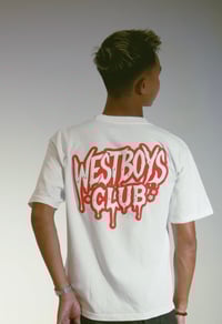 Image 2 of NATIONAL DAY EDT. WESTBOYS CLUB OVERSIZED BOXY TEE ( WHITE )