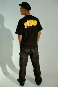 Image 2 of VOLUME 3 OVERSIZED BOXY TEE ( BLACK )