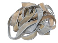 Image 2 of 1PC. SHADOW DANCER 42" hand dyed wrist wrap bracelet silk ribbon//Yoga wrist wrap bracelet ribbon