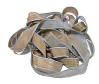 Image 3 of 1PC. SHADOW DANCER 42" hand dyed wrist wrap bracelet silk ribbon//Yoga wrist wrap bracelet ribbon