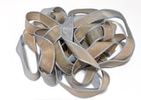 Image 4 of 1PC. SHADOW DANCER 42" hand dyed wrist wrap bracelet silk ribbon//Yoga wrist wrap bracelet ribbon