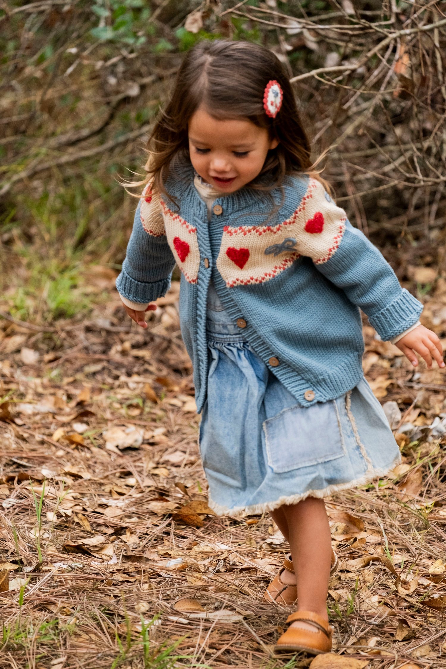 Image of Patchwork Overalls Dress - Denim