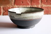Image 3 of Large notched bowls - black & white
