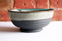 Image 8 of Large notched bowls - black & white