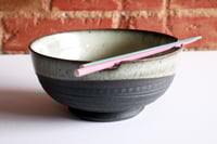 Image 10 of Large notched bowls - black & white