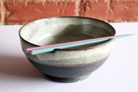 Image 2 of Large notched bowls - black & white