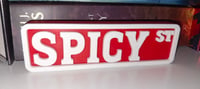 Image 1 of Spicy St Bookshelf Sign