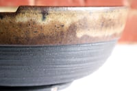 Image 8 of Large notched bowls - black & brown