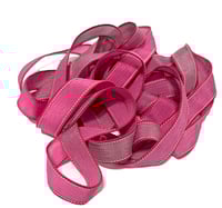 Image 3 of 1PC. LOVE POTION 42" hand dyed wrist wrap bracelet silk ribbon//Yoga wrist wrap bracelet ribbon