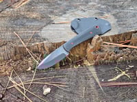 Image 2 of Little Dude with Black canvas micarta