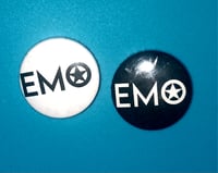 EMO pin buttons 