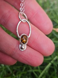 Image 6 of Leading Light - Amber & Sterling Silver Necklace 