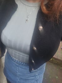 Image 7 of Leading Light - Amber & Sterling Silver Necklace 