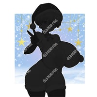 Image 2 of Hana Uzaki Christmas Vixen Vinyl Decal