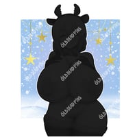 Image 2 of Tsuki Uzaki Christmas Vixen Vinyl Decal