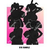 Image 2 of Sanrio Mommy Vinyl Decal Bundle Set