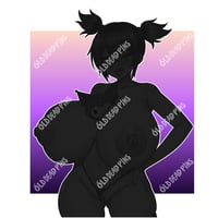 Image 2 of Kuromi Sanrio Mommy Vinyl Decal