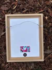 Image 3 of Butterfly and floral framed original art 