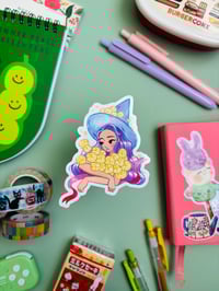 Image 1 of Magical Bouquet Girls Vinyl Sticker 